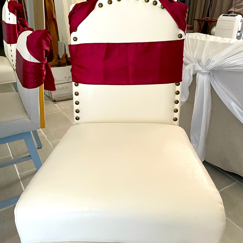 Linen Tablecloth Factory Sashes , ( Burgundy color)